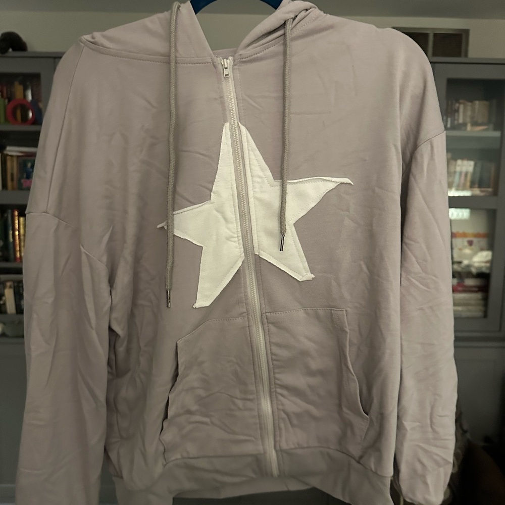 Slightly cropped star sweater